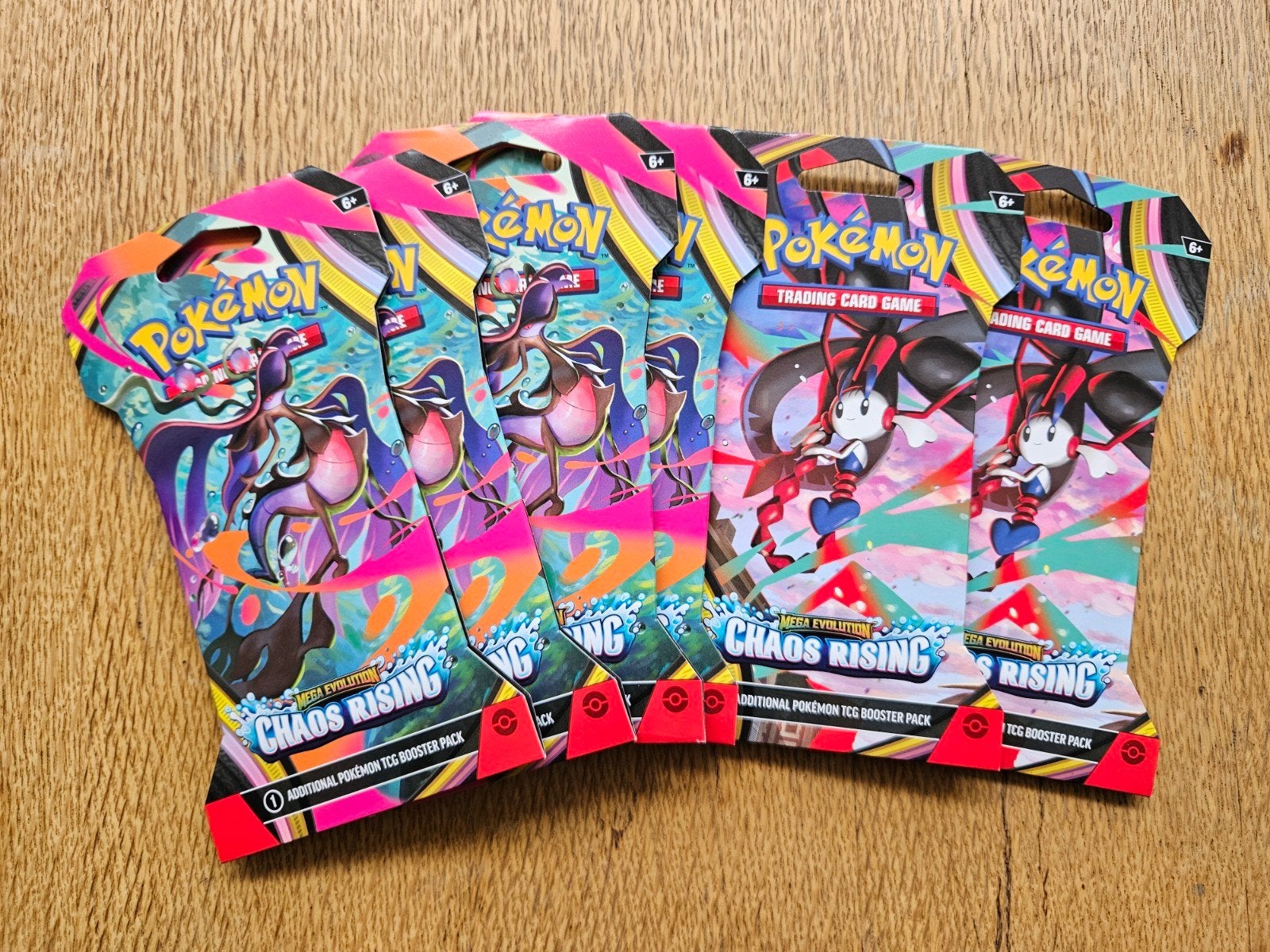 Pokemon Chaos Rising Sleeved booster pack, Ophalen of Verzenden, Nieuw, Booster