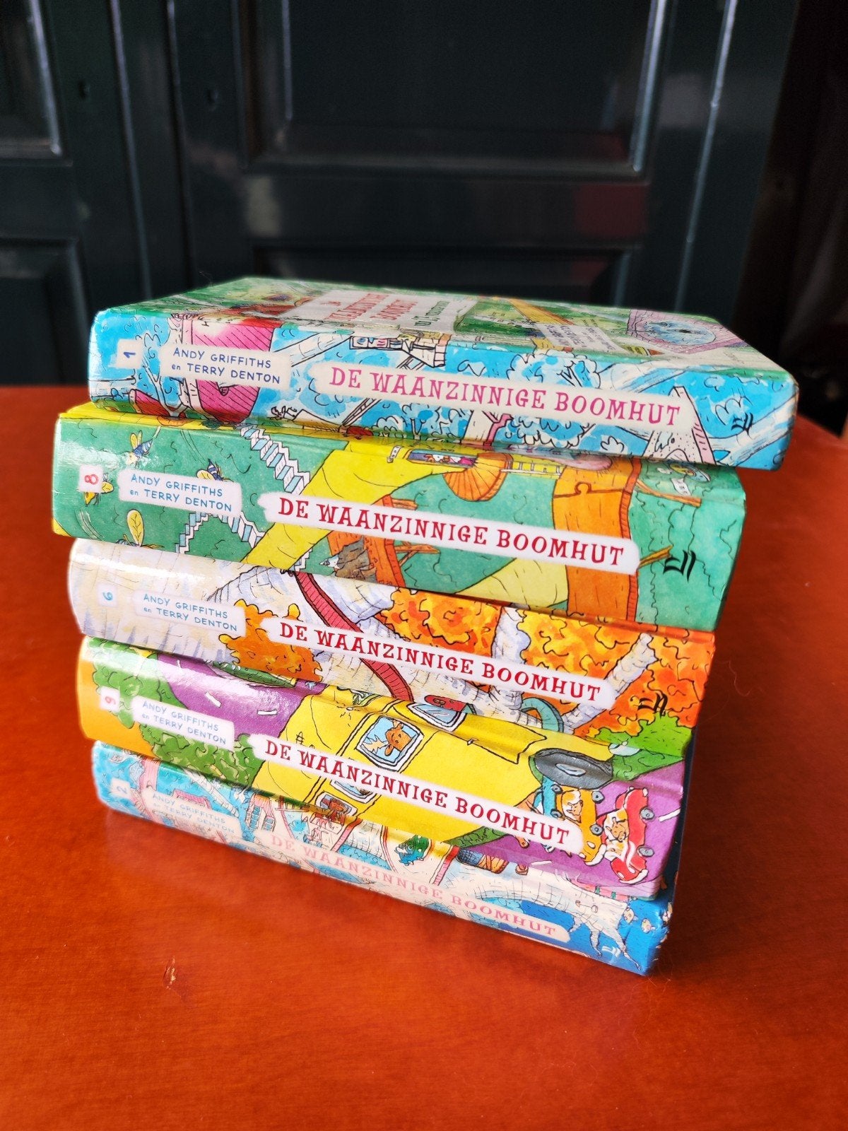 De Waanzinnige Boomhut boekenreeks (5 delen), Ophalen of Verzenden, Gelezen, Andy Griffiths en Terry Denton, Fictie