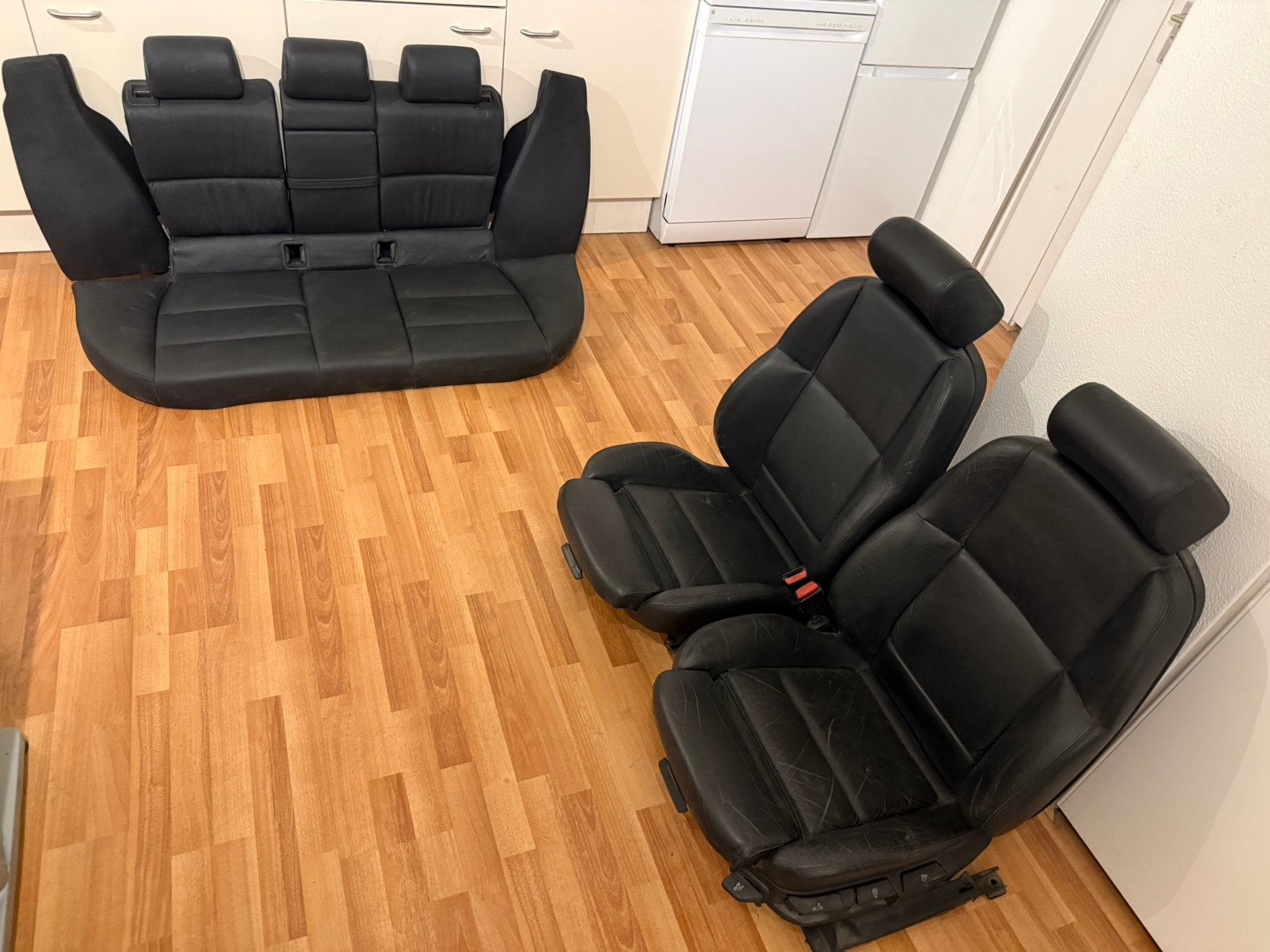 BMW E36 Touring leren sportinterieur – stoelverwarming, Auto-onderdelen, Interieur en Bekleding, Ophalen, BMW
