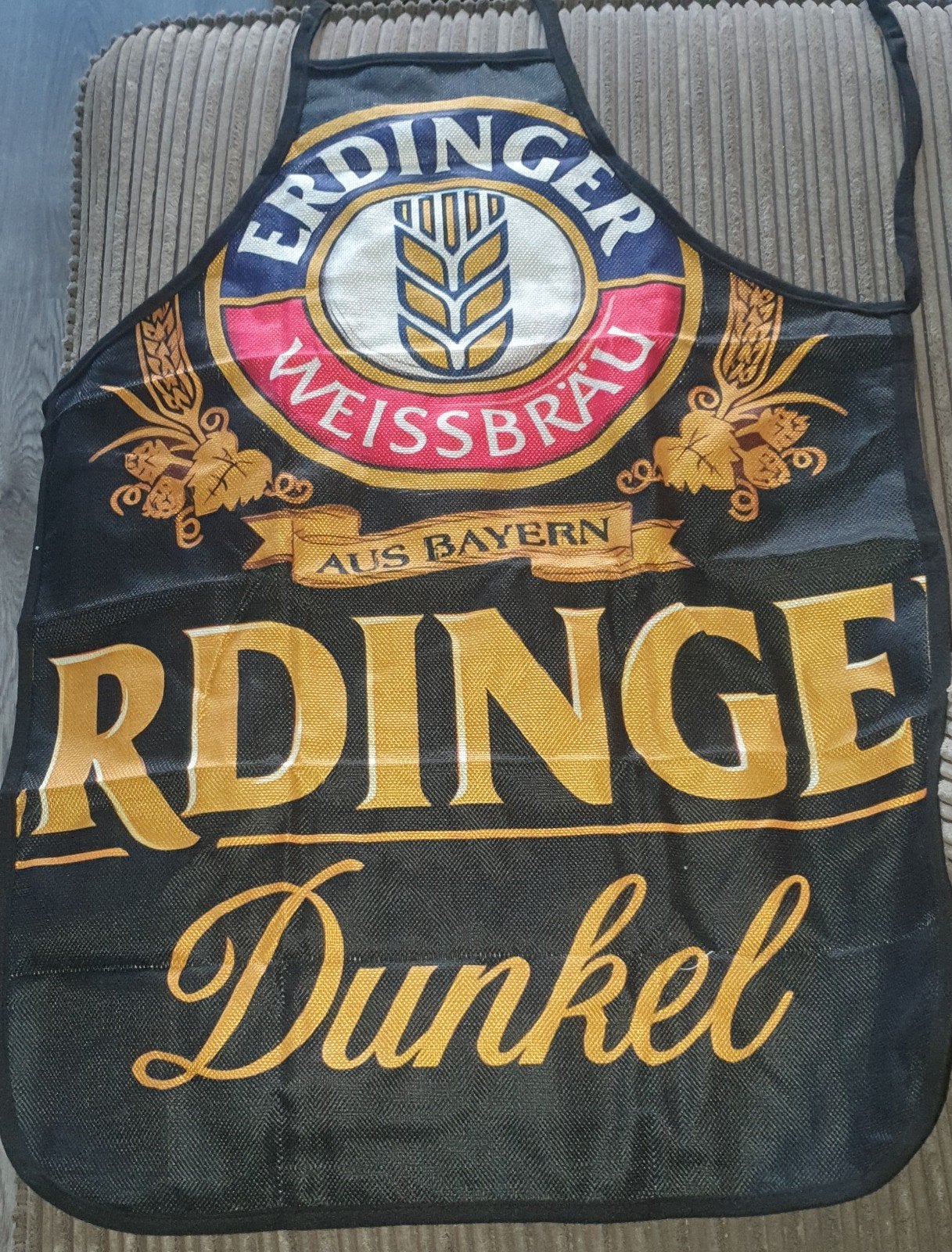 Erdinger Weissbräu Schort - Donker Bier Schort, Ophalen of Verzenden, Nieuw, Overige merken