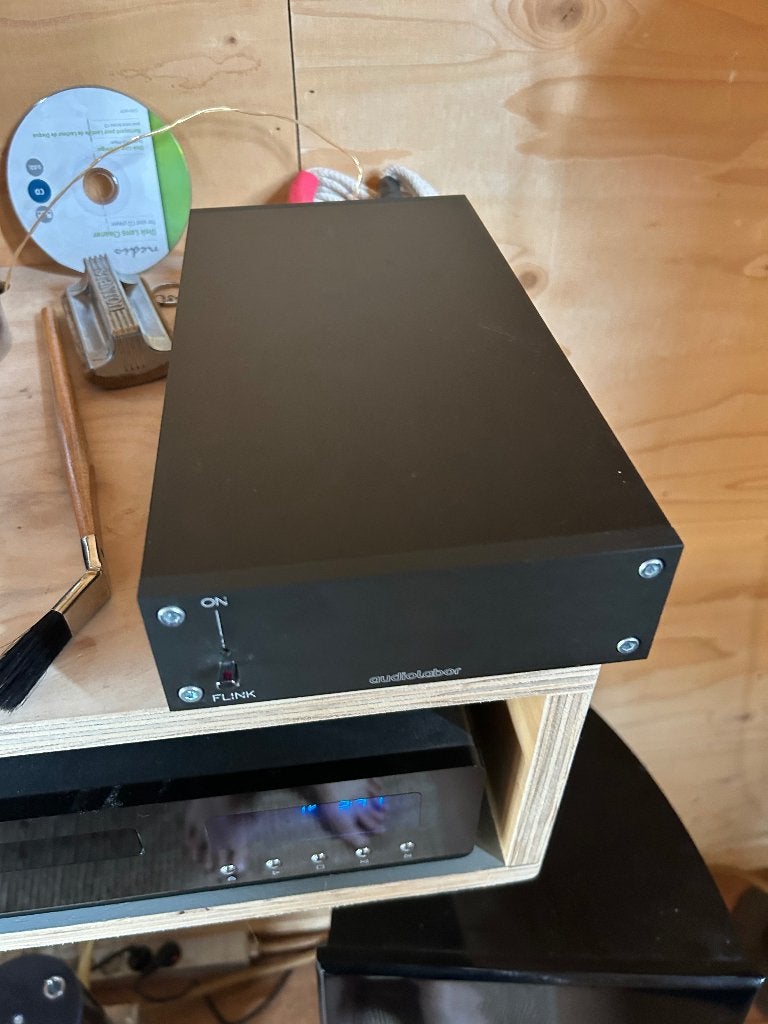 Audiolabor Flink mono s met Mofi voorversterker., Audio, Tv en Foto, Versterkers en Receivers, Overige merken, Gebruikt, Ophalen of Verzenden