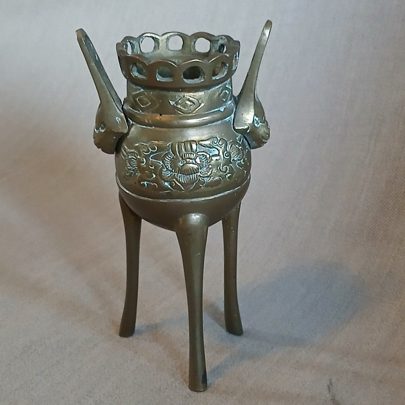 Messing wierookbrander Censer of Koro uit China, Ophalen of Verzenden