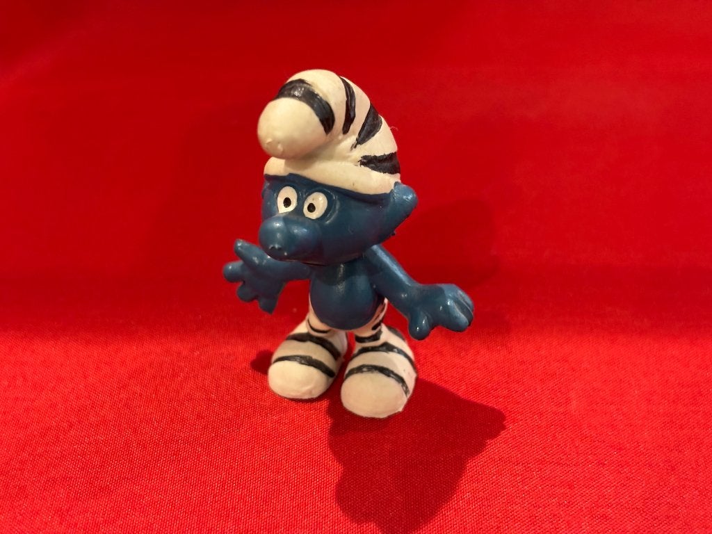Gevangenis smurf boef smurf. Schleich Peyo 1965 boefsmurf, Verzamelen, Smurfen, Ophalen, Gebruikt, Overige Smurfen, Poppetje, Figuurtje of Knuffel