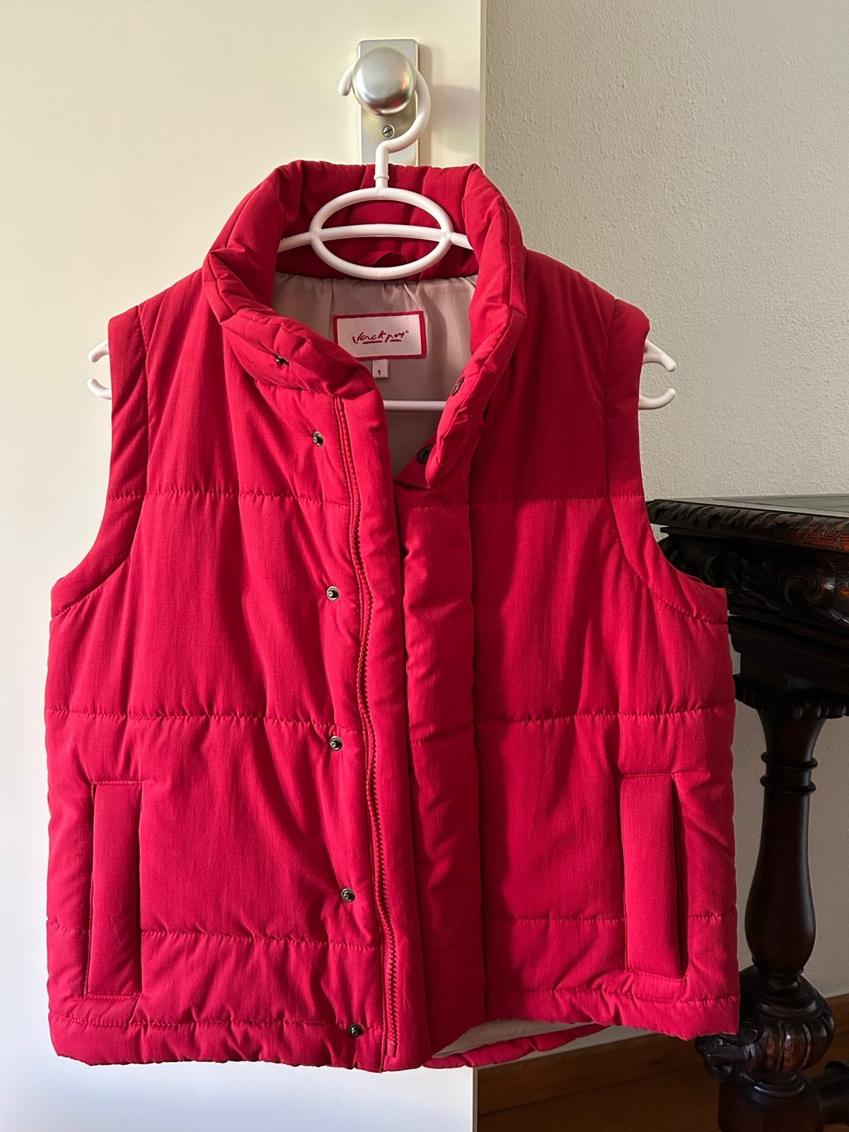Bodywarmer Jackpot rood gewatteerd  maat S, Kleding | Dames, Ophalen of Verzenden, Zo goed als nieuw, Maat 36 (S), Rood