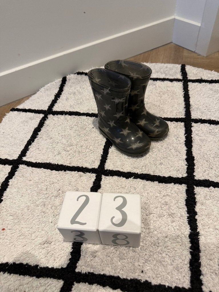 Heel goed grijs ster Intratuin peuter regenlaars laars 23, Kinderen en Baby's, Jongetje of Meisje, Laarsjes, Ophalen of Verzenden