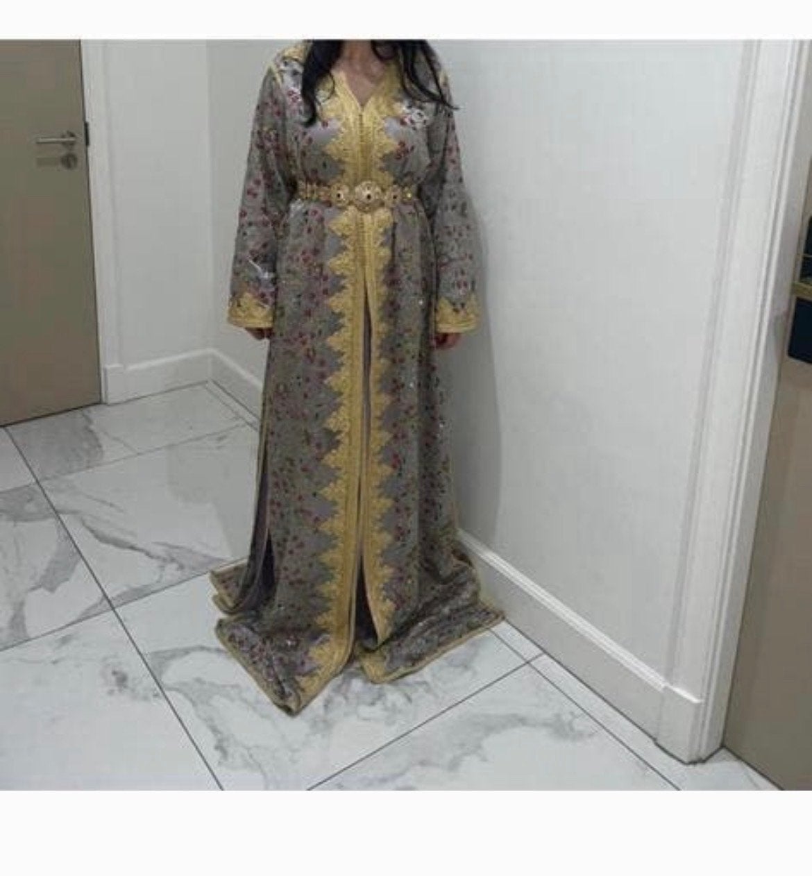 Marokkaanse Takshita Jurk met Riem, Kleding | Dames, Maat 38/40 (M), Overige typen, Ophalen of Verzenden, Zo goed als nieuw
