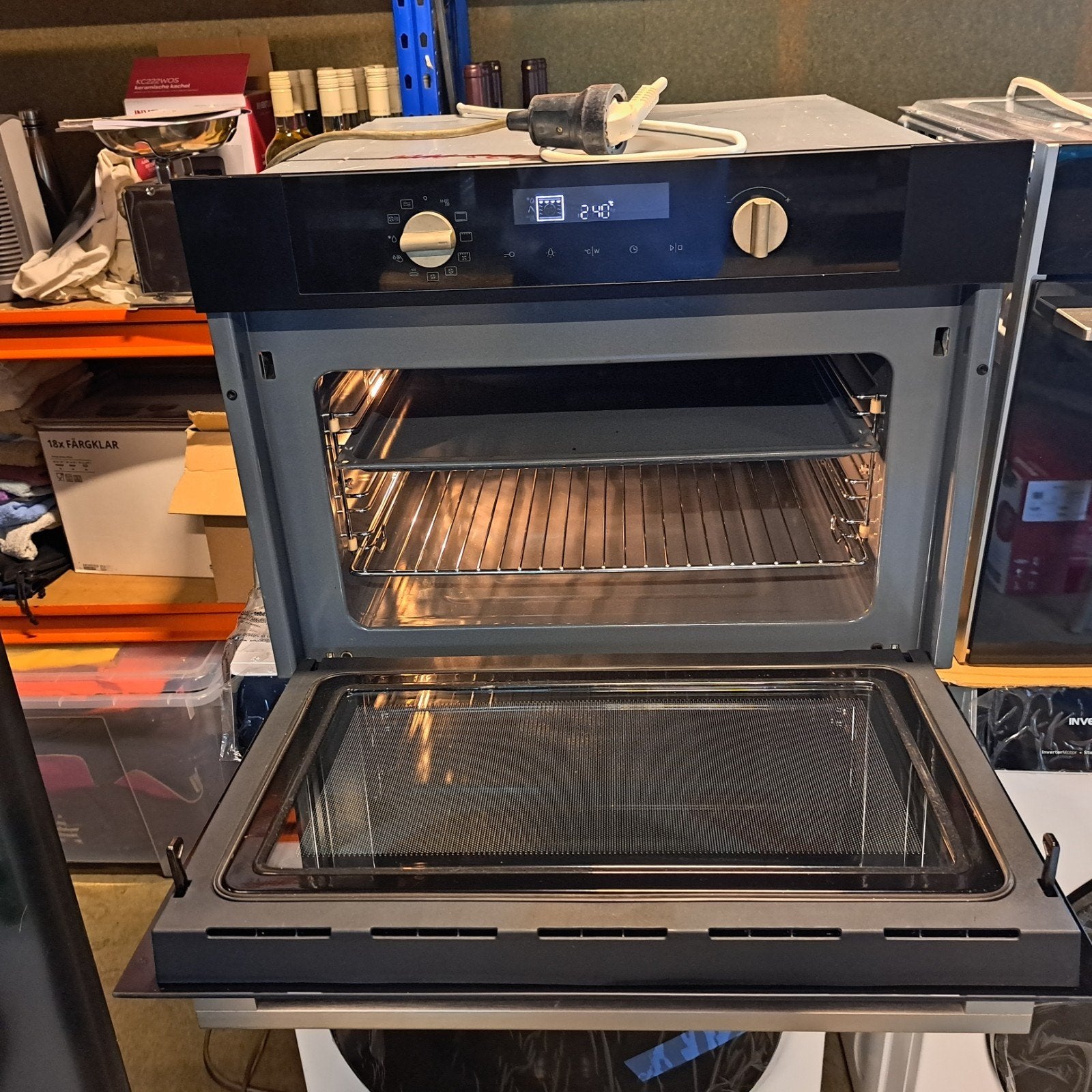 Pelgrim MAC524RVS - Inbouw Oven met Magnetronfunctie - MAT, Ophalen, Minder dan 45 cm, Pelgrim, Inbouw