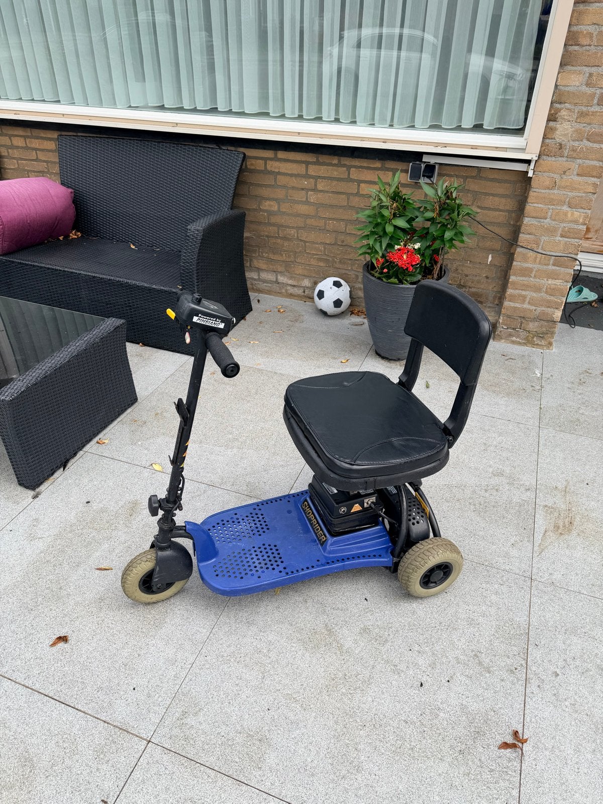 Elektrische scootmobiel opvouwbaar met nieuwe accu’s, Overige merken, Gebruikt, Ophalen of Verzenden, 59 cm of meer