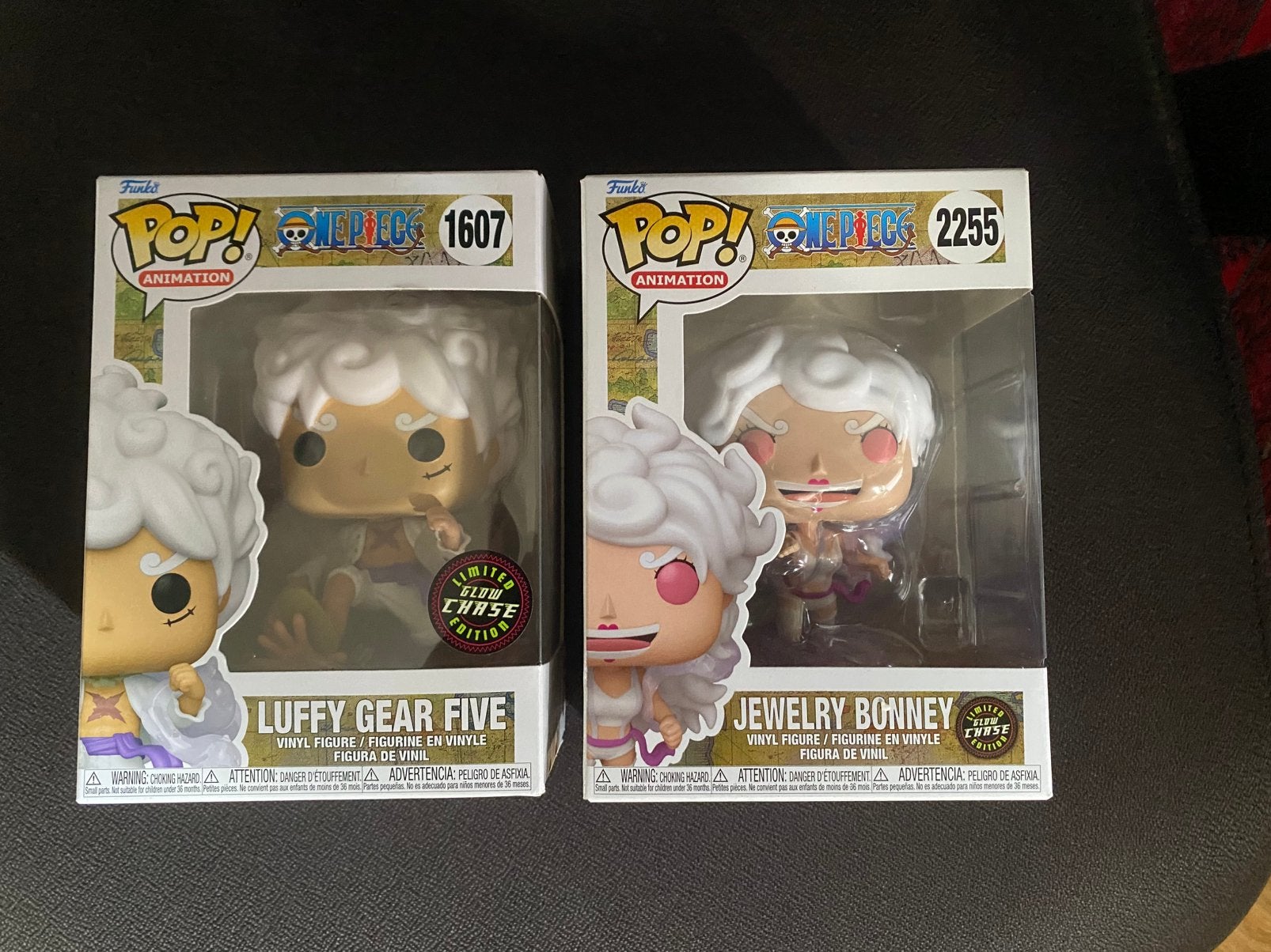 Funko Pop - Luffy Gear Five 1607 & Jewelry Bonney 2255 CHASE, Verzamelen, Poppetjes en Figuurtjes, Ophalen of Verzenden, Zo goed als nieuw