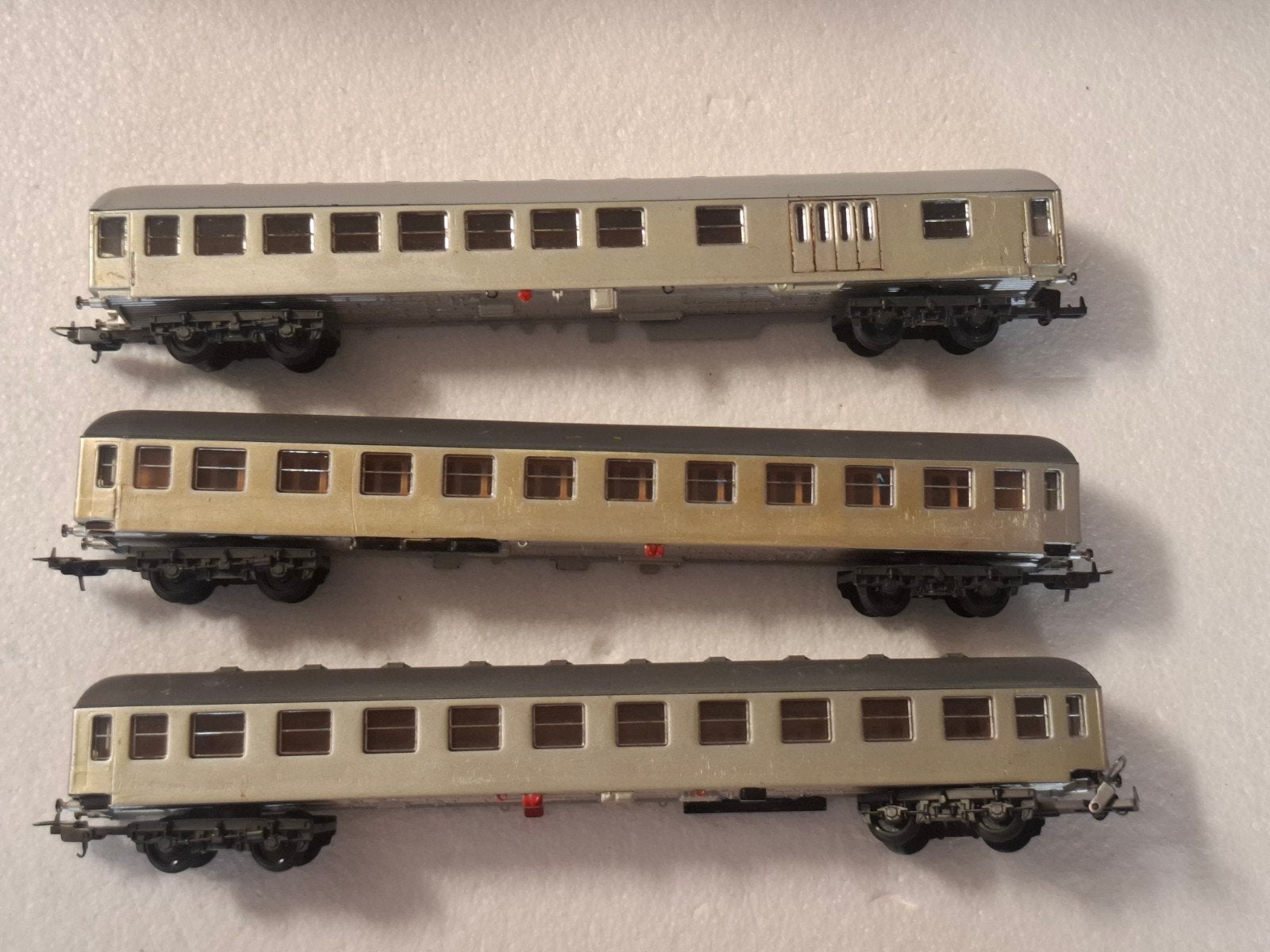 3 lima silverling in ho, Gebruikt, Gelijkstroom, Wagon, Ophalen of Verzenden