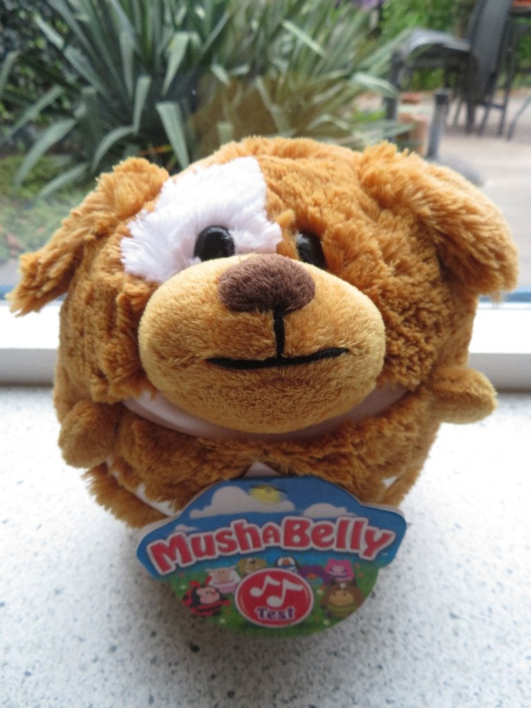 Mushabelly Hond Wuddles Dog merk Jay-Play Simba Dicky, Nieuw, Met label, Middelgroot (20 tot 80 cm), Bruin