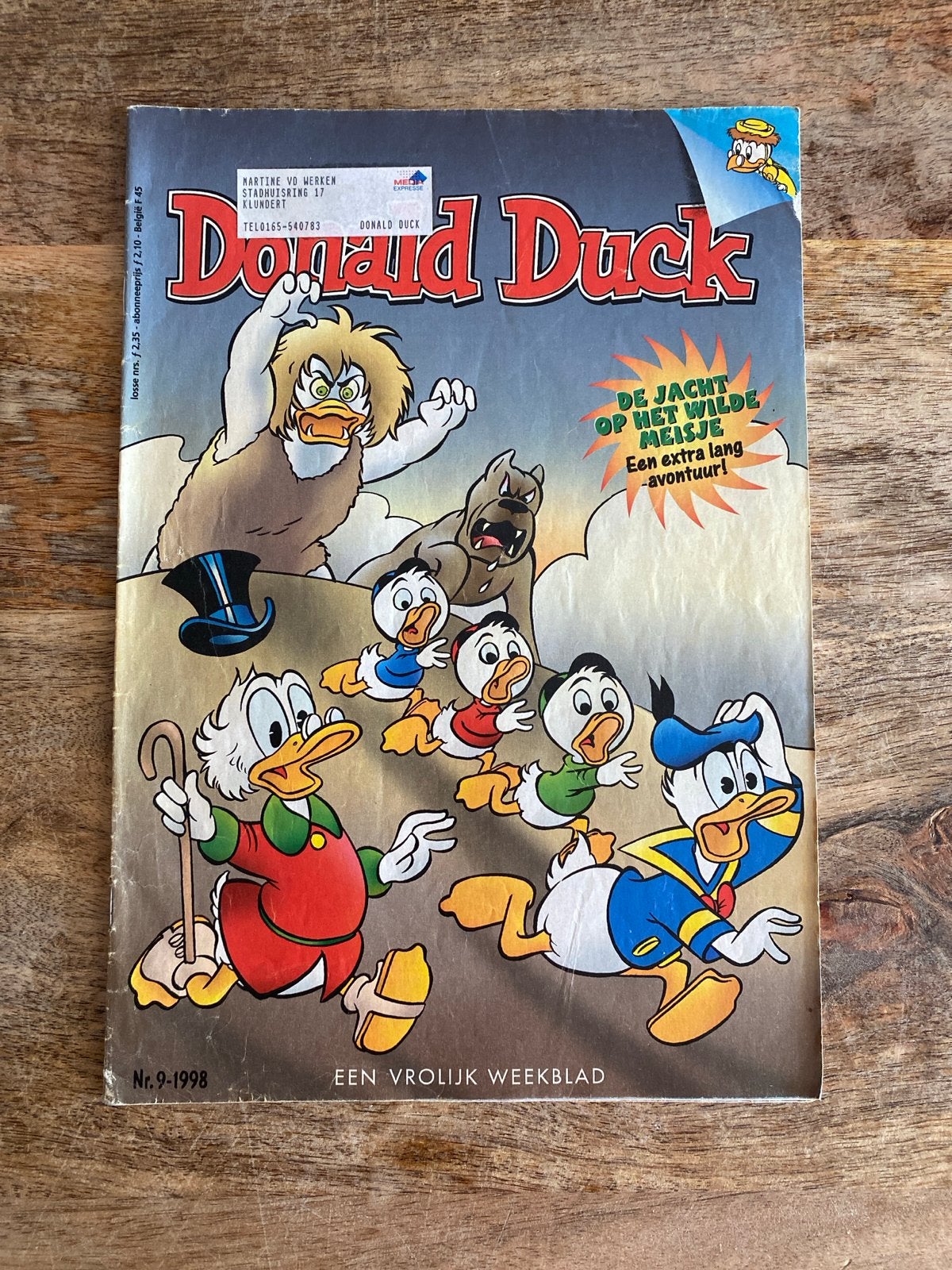 Donald Duck Weekblad - 3 nummers uit 1998, Boeken, Meerdere stripboeken, Ophalen of Verzenden, Gelezen
