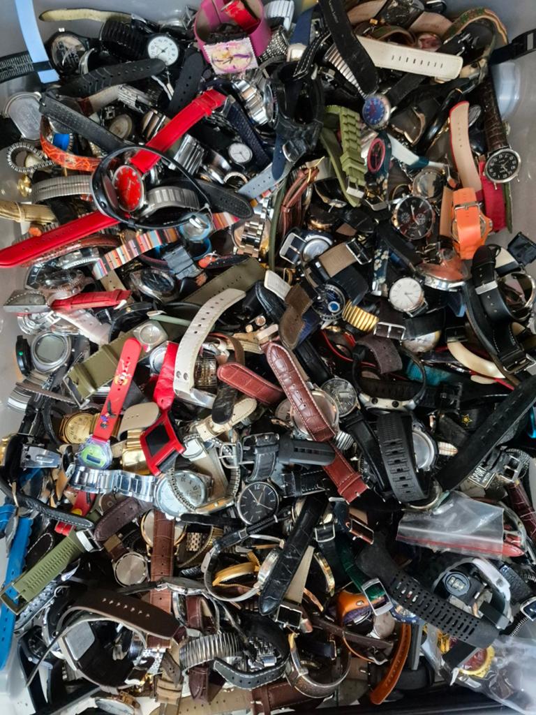 Grote Partij Diverse Horloges - Enorme Collectie Deel 2, Overige merken, Staal, ., Polshorloge