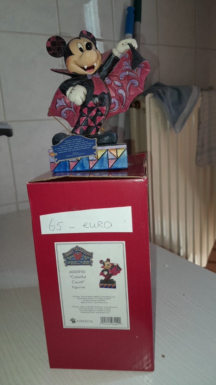 Disney Traditions Mickey Mouse "Colorful Count" Figurine, Ophalen, Mickey Mouse, Nieuw, Beeldje of Figuurtje