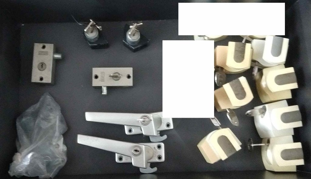Partij hang en sluitwerk zie de foto's -hoeft niet in 1 koop, Ophalen of Verzenden, Gebruikt, Slot