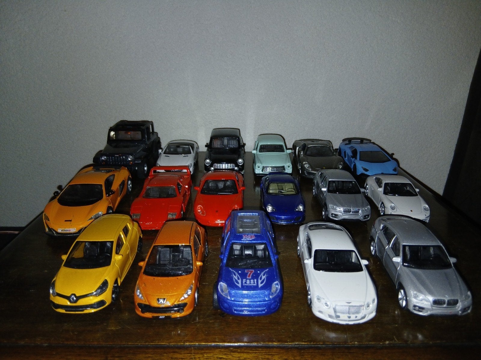 Collectie van 17 diverse modelauto's, Ophalen of Verzenden, Zo goed als nieuw, Overige typen