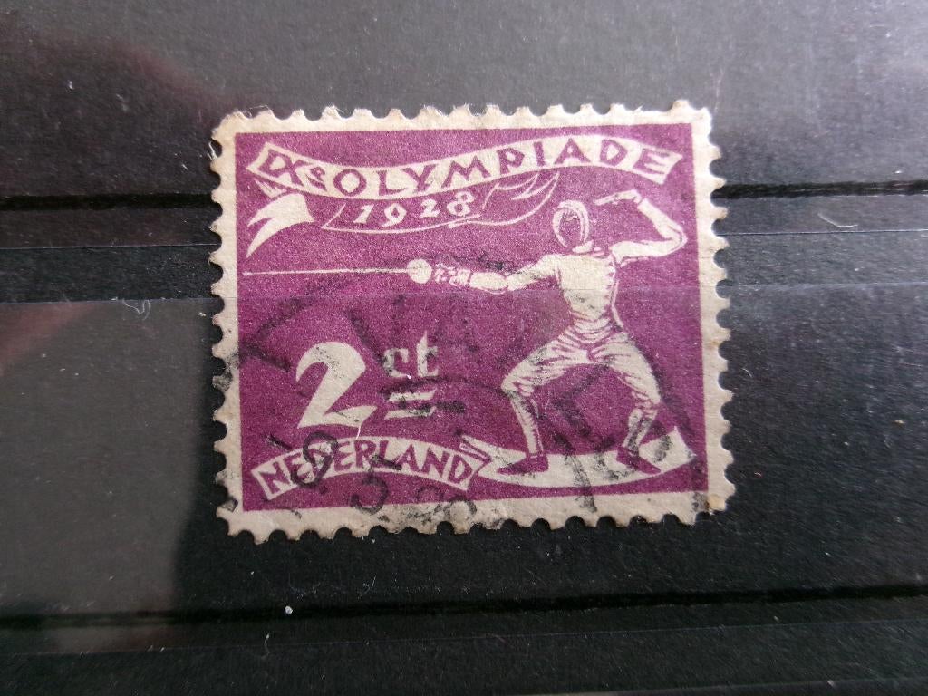 1928 - olympiade schermer (432b(, Postzegels en Munten, Verzenden, Gestempeld