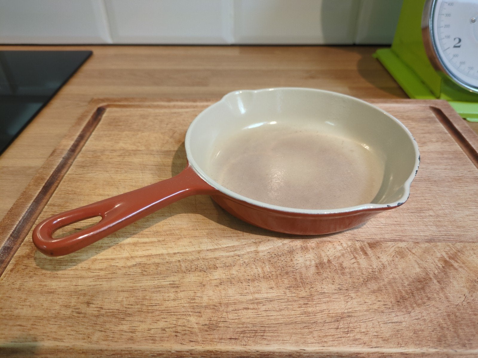 Creuset Skillet 16cm, Koekenpan, Gebruikt, Gietijzer, Le Creuset