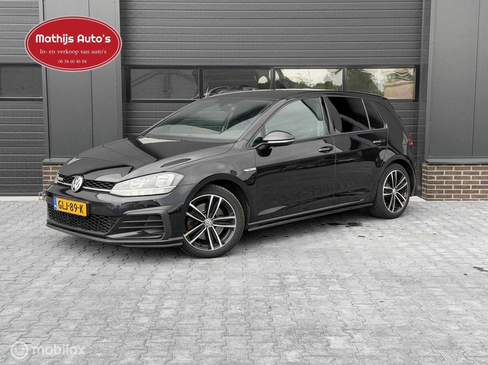 Volkswagen Golf 2.0 TDI GTD 7.5 Business DSG digitaal dashbo, Euro 6, Zwart, Bedrijf, Diesel