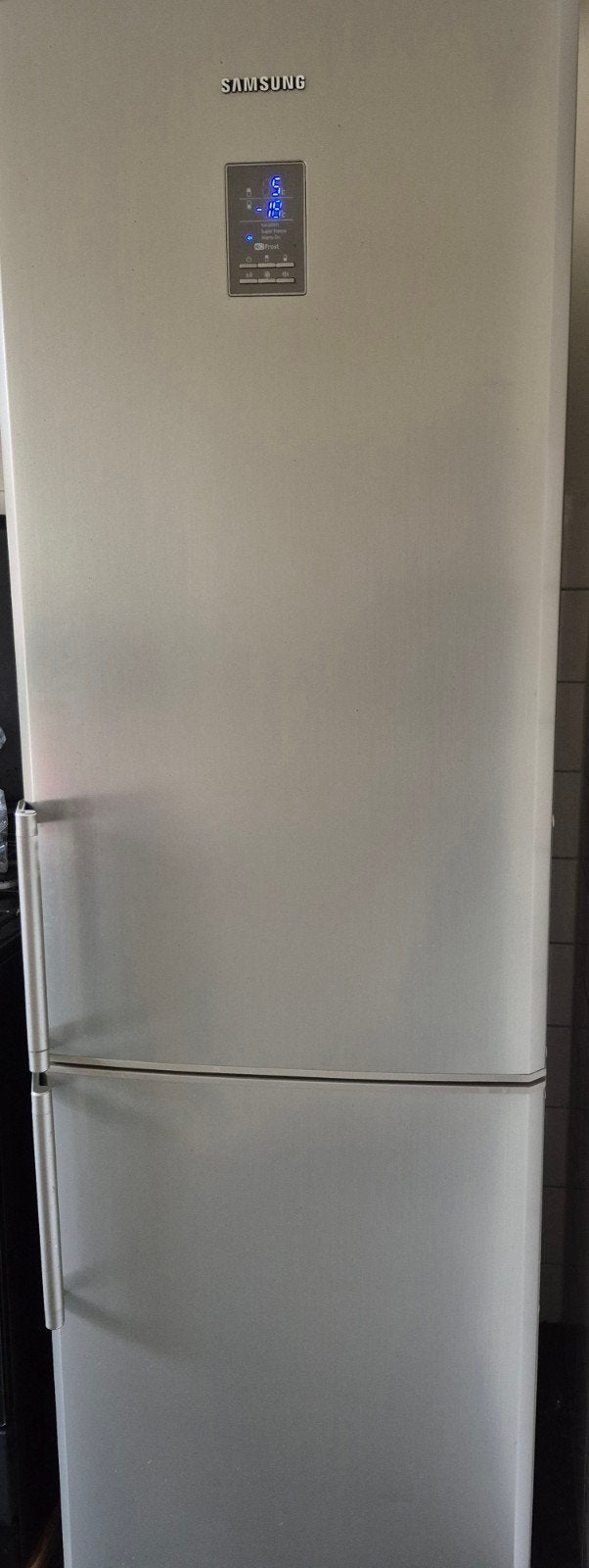 Samsung Koelkast met Vriezer - Zilver, Ophalen, Gebruikt, 200 liter of meer, 60 cm of meer