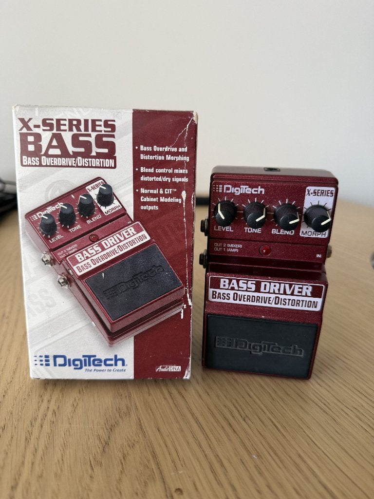 DigiTech X-Series Bass Driver Overdrive/Distortion pedaal, Ophalen of Verzenden, Zo goed als nieuw, Distortion, Overdrive of Fuzz