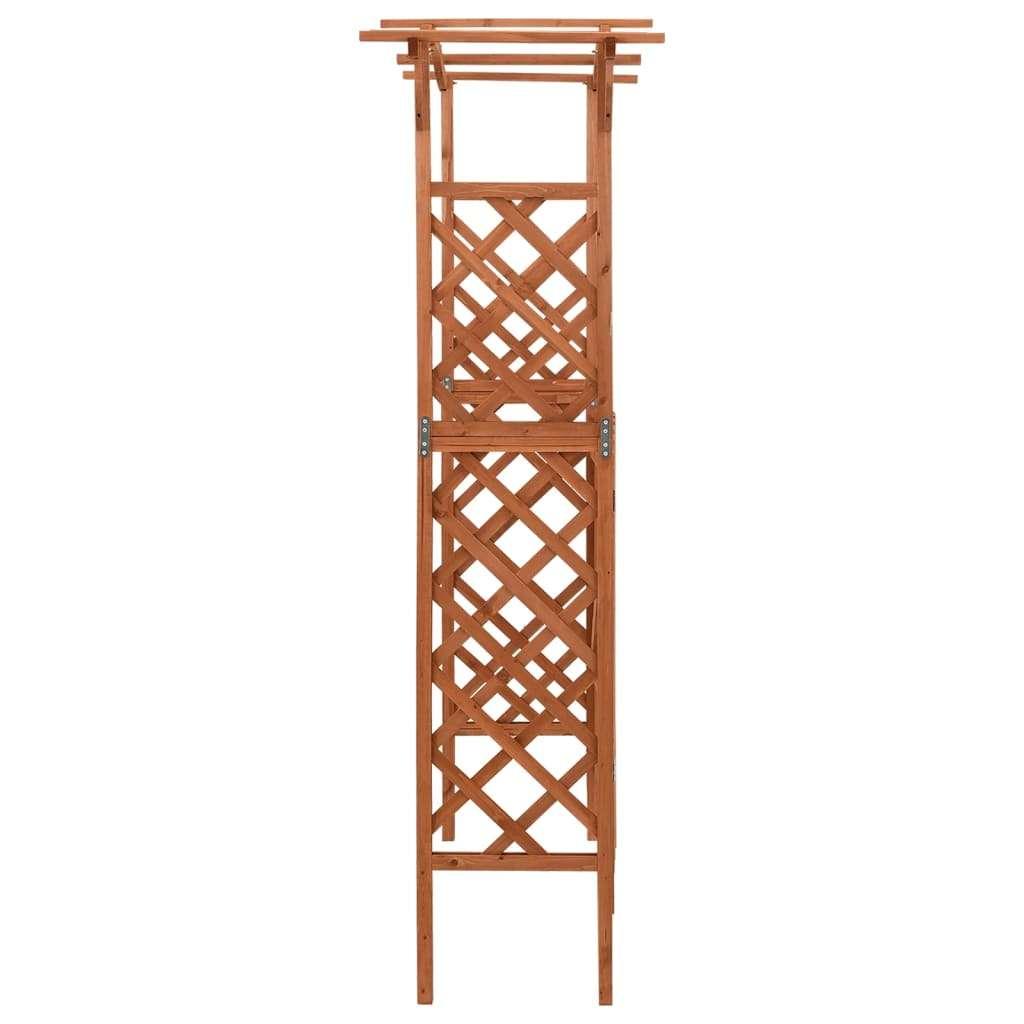 Prieel rozenboog tuinpoort hout 120x60x205 cm GRATIS BEZORGD, Met poort, Verzenden, Nieuw, Nvt