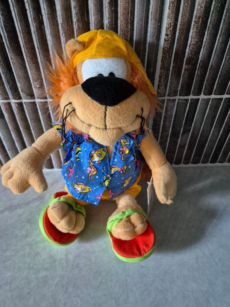 Loekie de Leeuw knuffel - Strand, Kinderen en Baby's, Speelgoed | Knuffels en Pluche, Overige karakters, Ophalen, Zo goed als nieuw