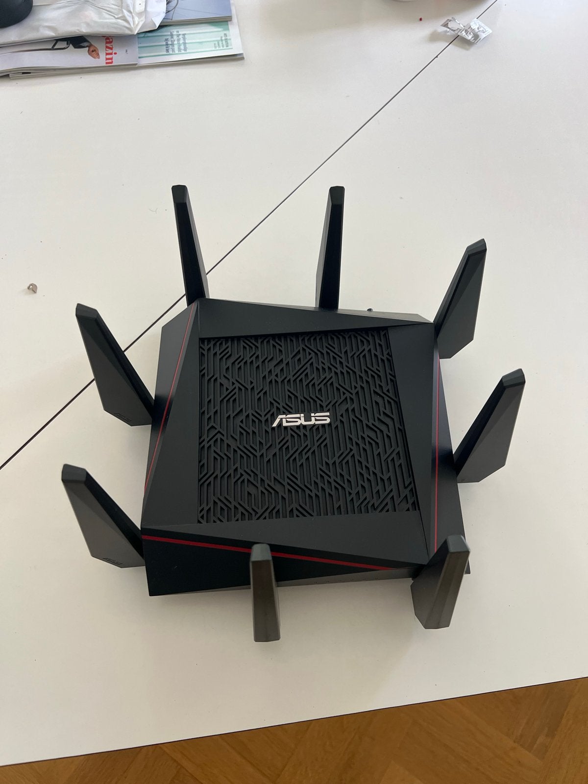 ASUS RT-AC5300 Tri-Band Gigabit Gaming Wifi Router, Computers en Software, Ophalen, Gebruikt, Router