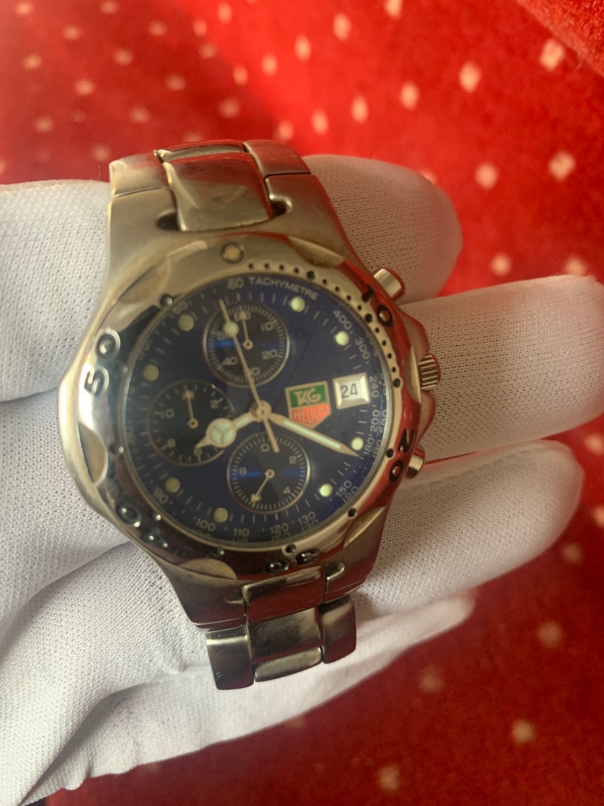 TAG Heuer Professional Chronometer Limited Edition, Gebruikt, Staal, Polshorloge, Ophalen of Verzenden