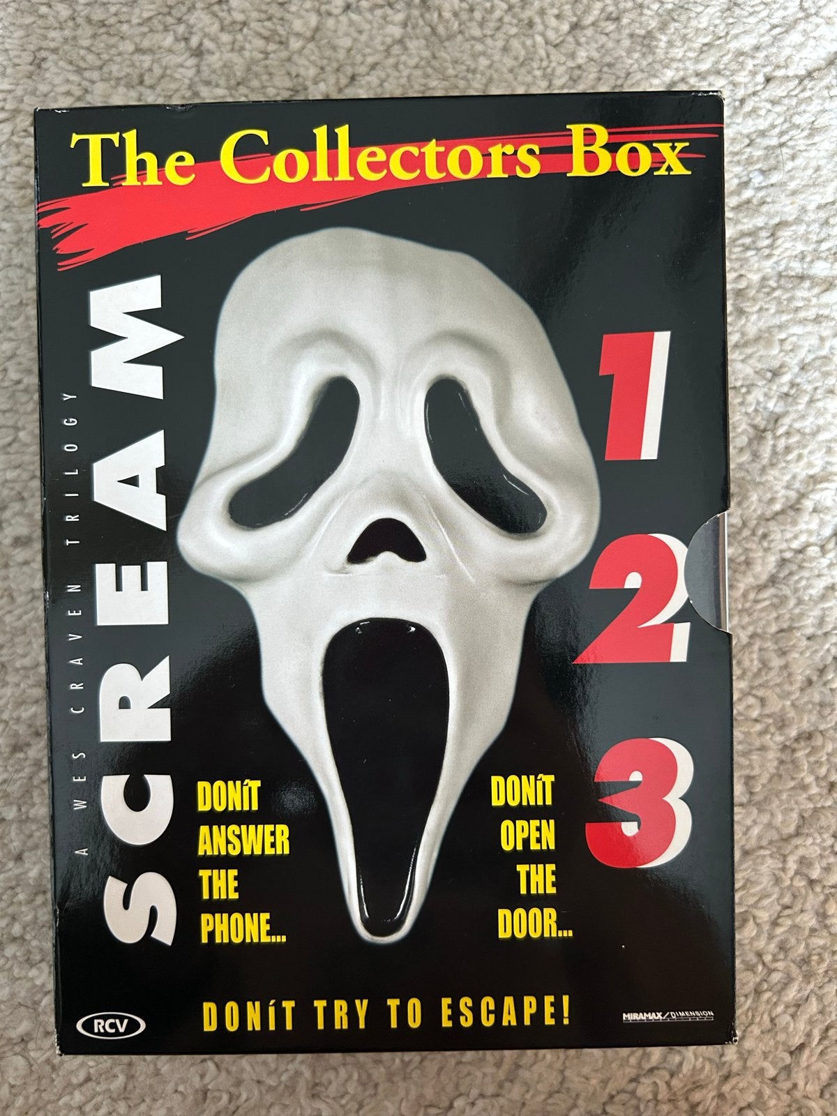 Scream Collectors Box - Wes Craven Trilogy (DVD), Horror, Vanaf 16 jaar, Nederlands, Ophalen of Verzenden