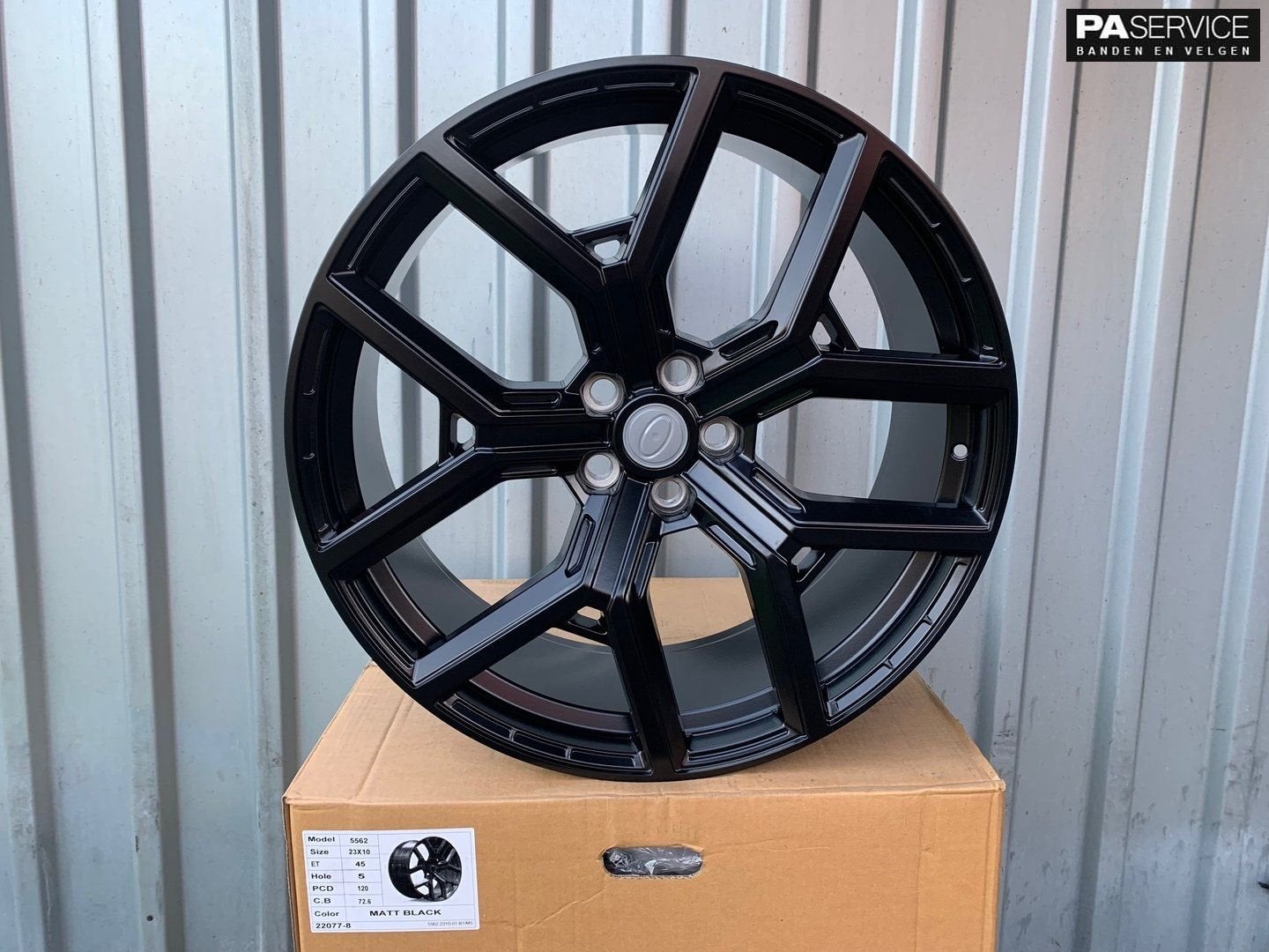 Nwe 22 inch Satin Black Dedicated Range Rover velgen, -, -, Banden en Velgen, Nieuw