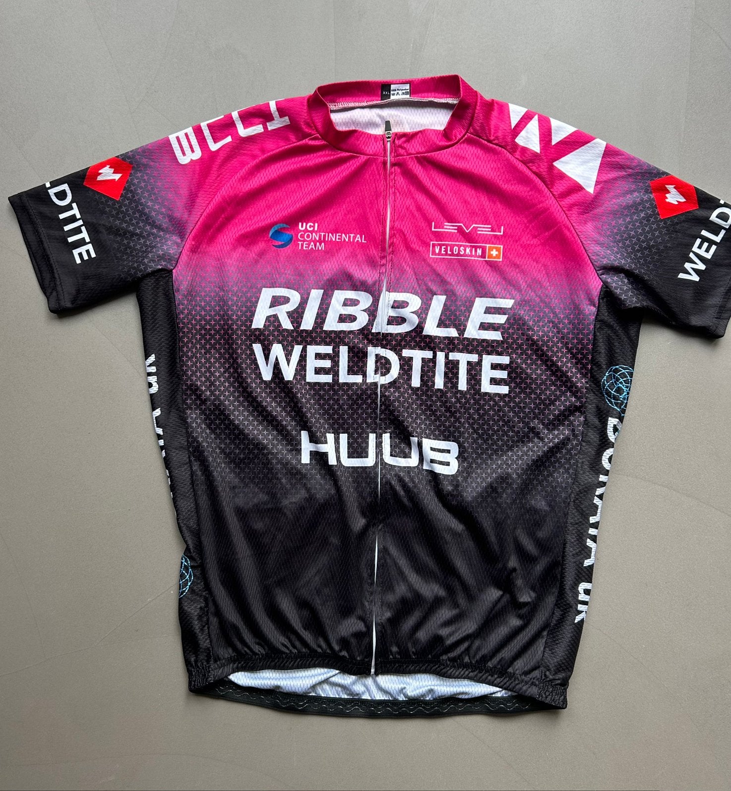 Fietskleding set shirt en broek met bretels dames XXL, Ophalen, XXL, Zo goed als nieuw, Dames