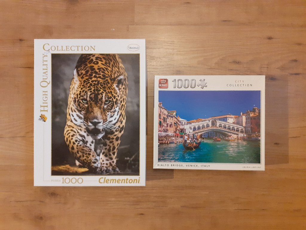 Gratis* 2 puzzels 1000 stukjes, Ophalen of Verzenden, 500 t/m 1500 stukjes, Zo goed als nieuw, Legpuzzel