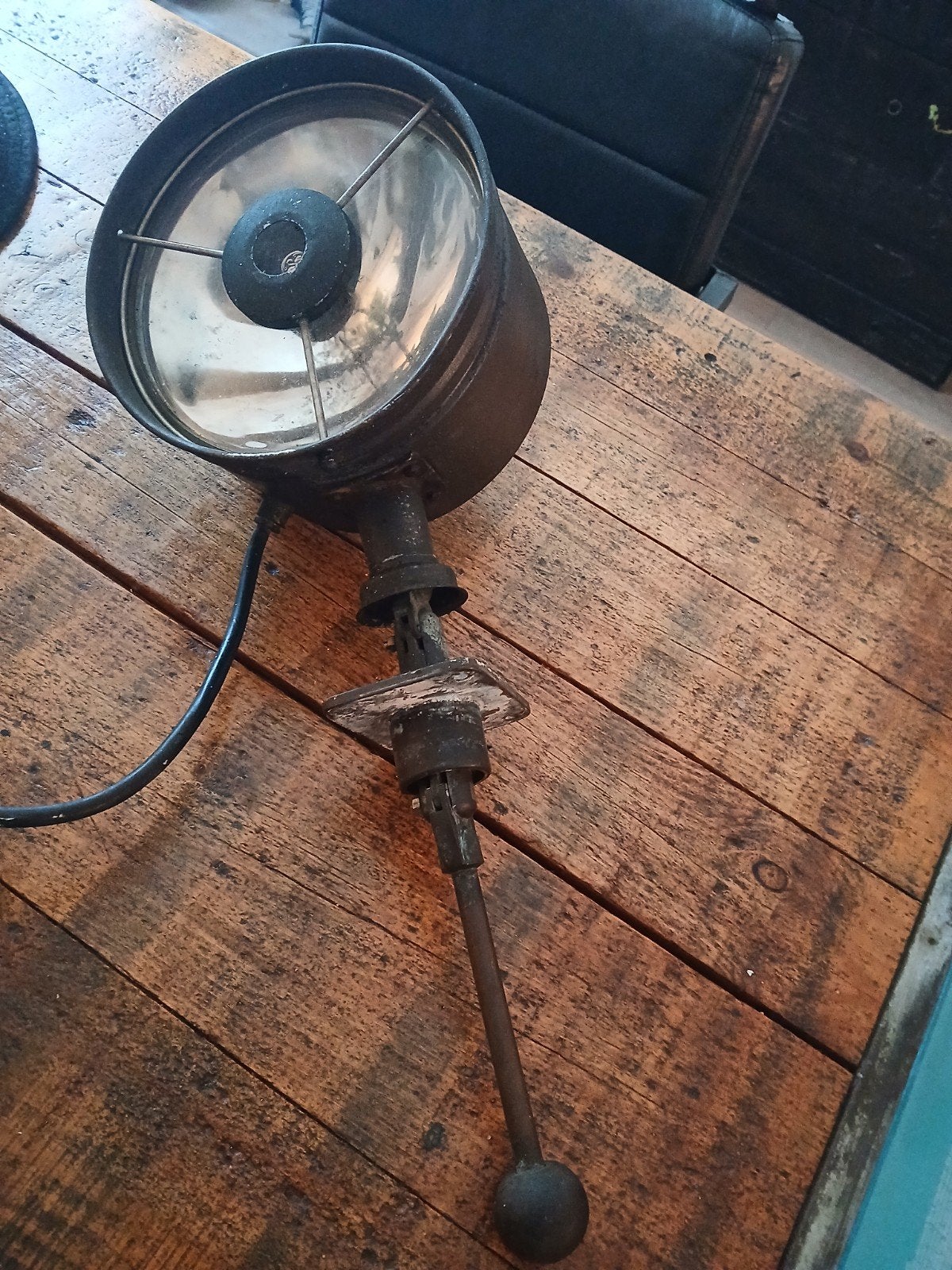 Vintage Rudolph-Phul zoeklicht/schijnwerper, Ophalen of Verzenden