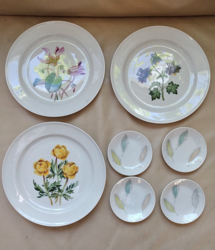Rosenthal 3 bordjes + 4 bonbonbordjes, Ophalen of Verzenden