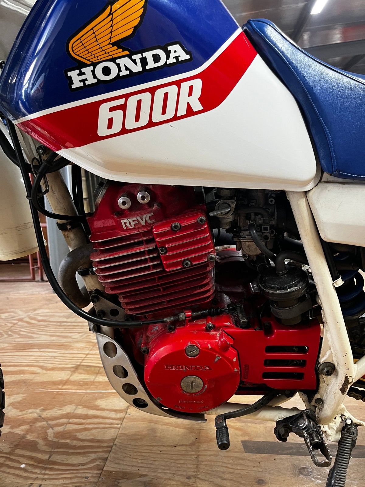 Honda XL600R 1986 in originele staat met rood blok, 7715PV, Honda, Enduro, Handgeschakeld