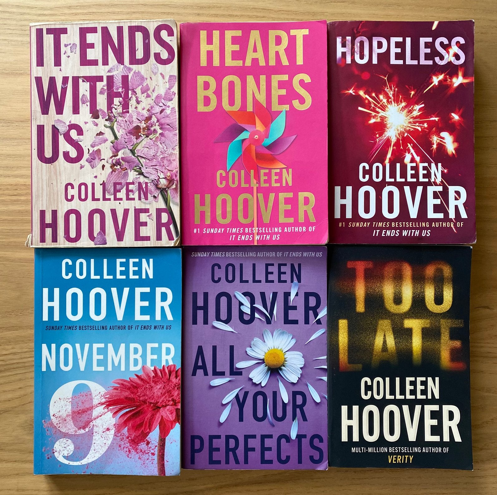 6 Colleen Hoover romans - 1x gelezen, Ophalen of Verzenden, Gelezen, Fictie