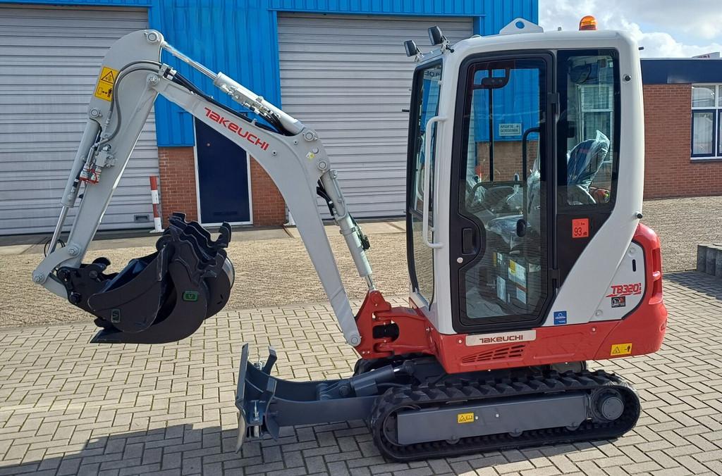 Takeuchi TB320 mini excavator, Graafmachine