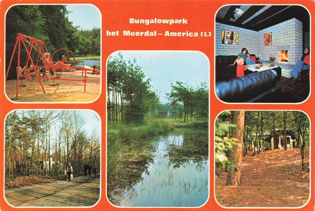 Sporthuis Centrum Bungalowpark Het Meerdal, America, Ophalen of Verzenden, 1980 tot heden, Gelopen, Limburg