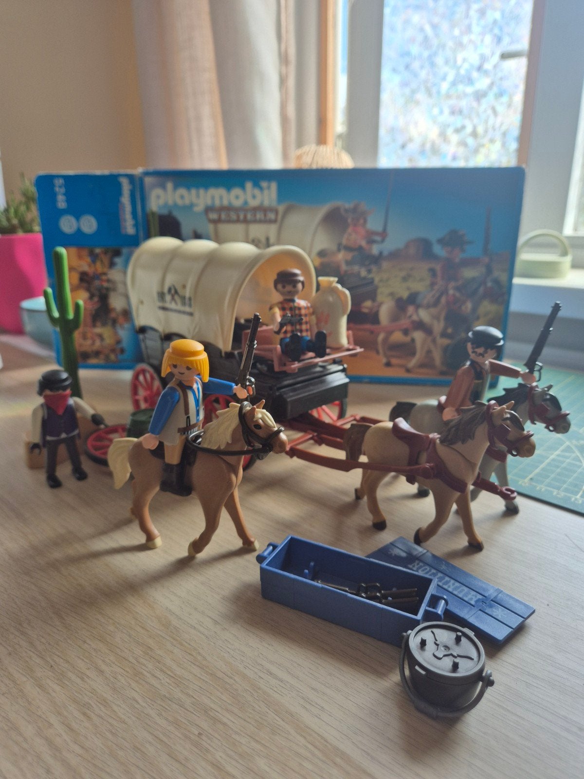 Playmobil paarden Western Set 5248 - Bijna Compleet, Kinderen en Baby's, Speelgoed | Playmobil, Gebruikt, Complete set, Overige typen