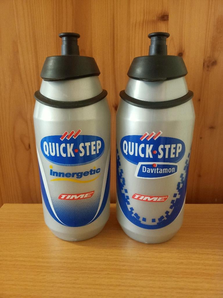 2 bidons Quick Step (Tom Boonen), Sport en Fitness, Wielrennen, Ophalen of Verzenden, Nieuw, Overige typen