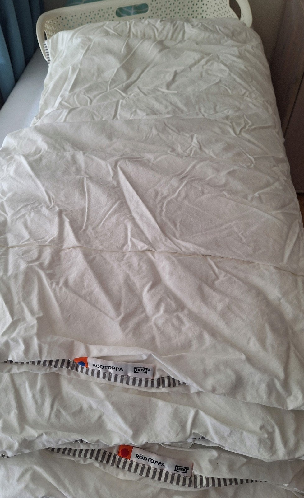 IKEA RÖDTOPPA 4-seizoenen dekbed 200x200cm, Huis en Inrichting, Wit, Tweepersoons, Ophalen of Verzenden, IKEA