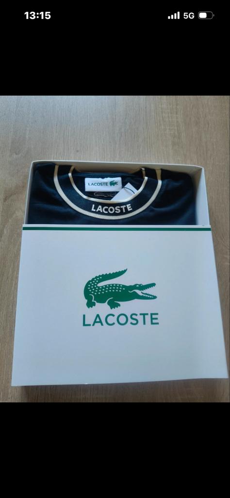 Lacoste T-shirt Maat M, Ophalen of Verzenden, Nieuw, Maat 48/50 (M), Zwart