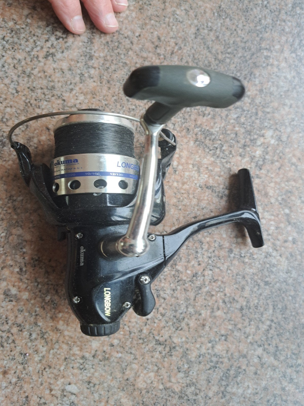 Okuma Longbow Vismolen - Gebruikt maar goed, Ophalen, Gebruikt, Molen