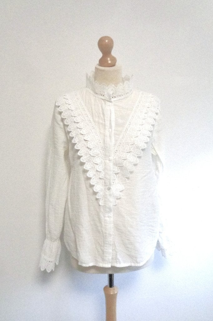 blouse Luzabelle, Maat 38/40 (M), Verzenden, Wit, Luzabelle
