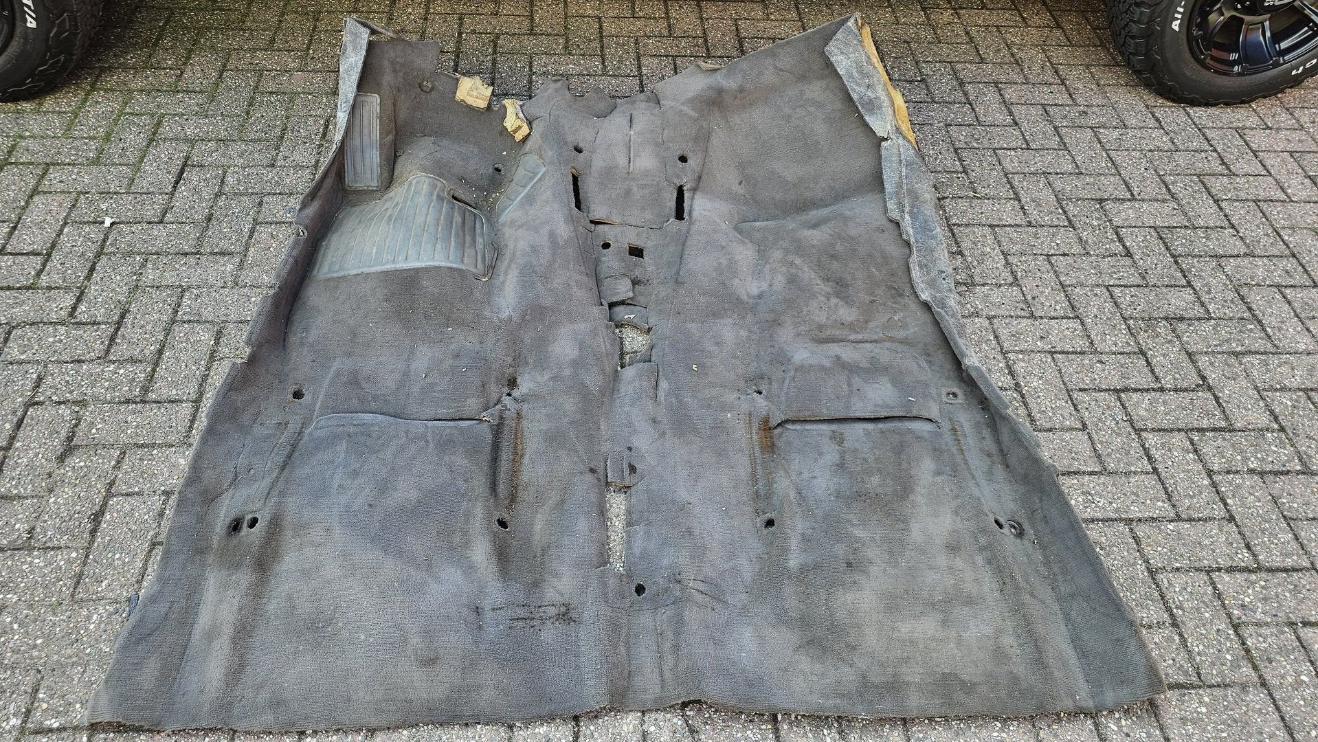 Tapijt vloerbedekking grijs antreciet BMW 3 serie E30 sedan, Ophalen, Gebruikt, -, -