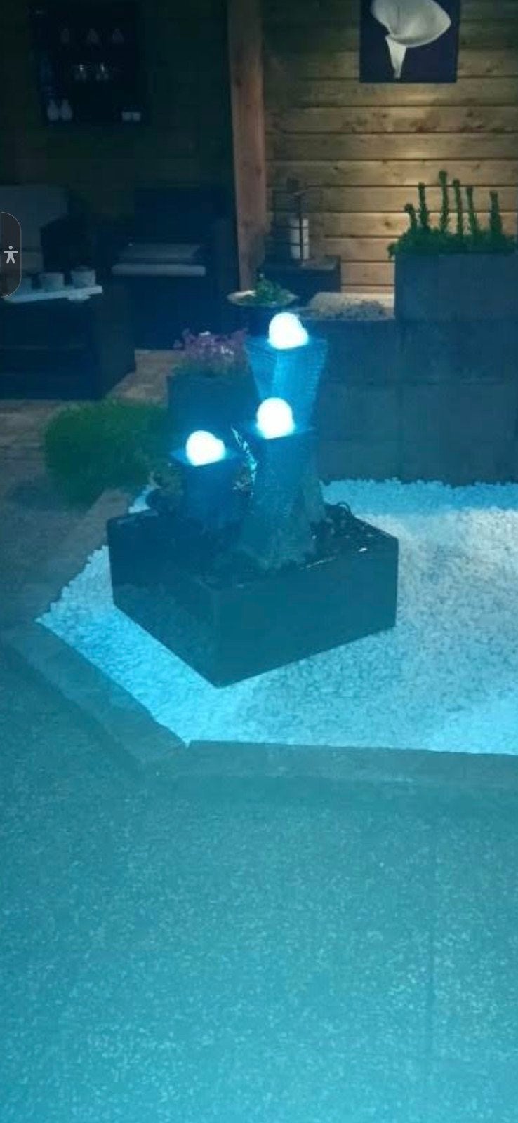 waterornament compleet, Ophalen, Gebruikt, Beton, Waterornament