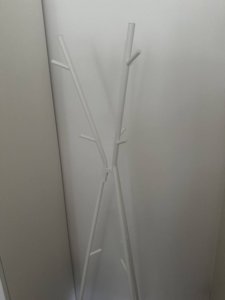 Kapstok wit, staand model (IKEA EKRAR), Zo goed als nieuw, Minder dan 100 cm, Metaal, Ophalen