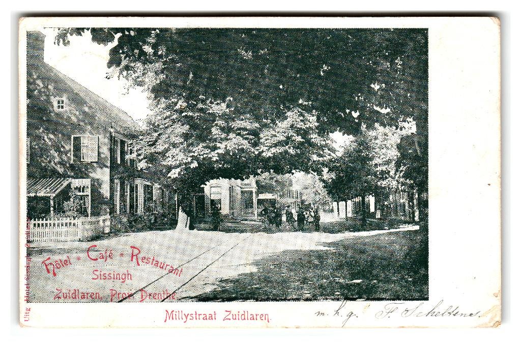 Zuidlaren, Millystraat, Verzenden, Voor 1920, Gelopen, Drenthe