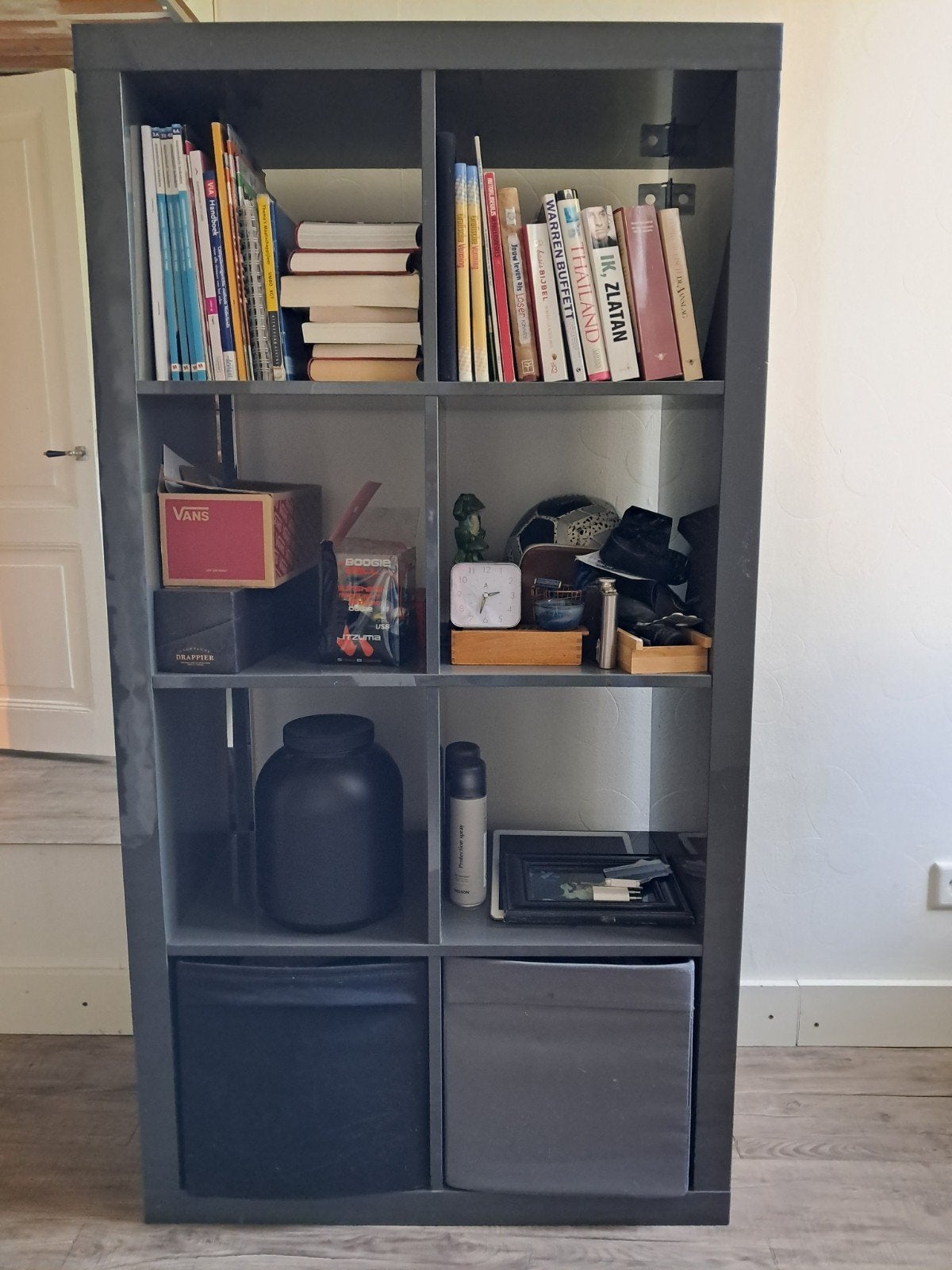 IKEA Vakkenkast - Grijs - Gebruikt, Ophalen, Met plank(en), Gebruikt, 50 tot 100 cm